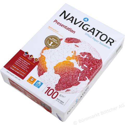 Foto de Navigator Presentation A3 - Papel multifunción, Paquete de 500 hojas, 100 gr - Blanco (029228)