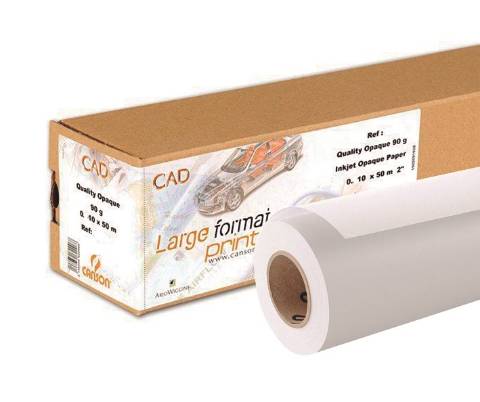 Foto de Papel para Plotter de 90gr. 914mm x 50 metros. Opaco (028995)