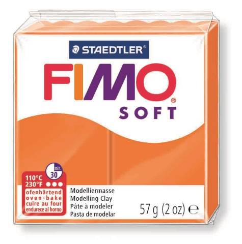 Foto de Pasta de Moldear Fimo Soft 56 gr. Naranja (802042)