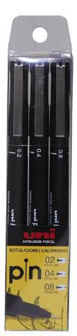 Foto de Rotulador Calibrado Uni Pin. Blíster de 3 unidades (968012)