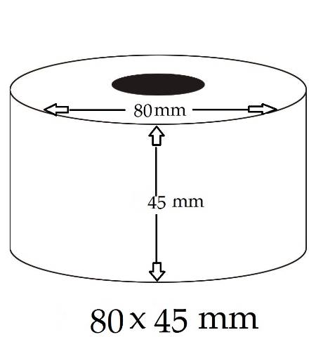 Foto de Bobina/Rollo de Papel Térmico 80 x 45mm (608045)