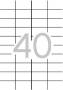 Foto de Etiquetas Autoadhesivas Formato Din A4 52,5 x 29,7mm. Apli Caja de 100 hojas (029218)