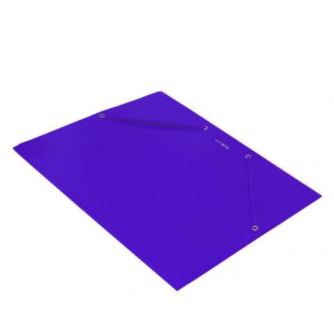 Foto de Carpeta de Polipropileno opaca con Gomas, Formato Din A4, con Solapas. Plus Soft Color Violeta (180891)