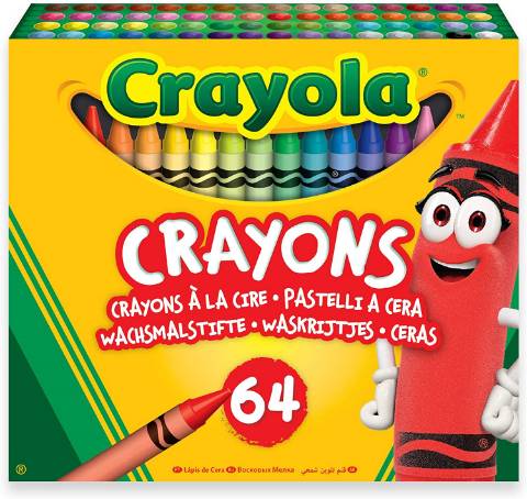 Foto de Pintura cera dura Crayola 64 Colores Distintos (125940)