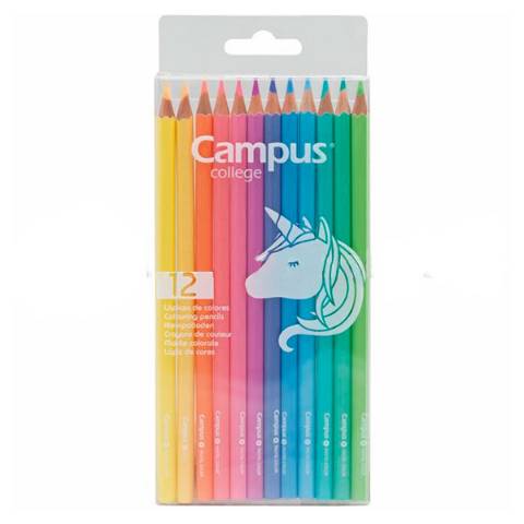 Foto de Lápices de colores Campus. 12 Colores Pastel (630772)