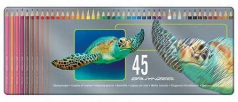 Foto de Lápices de colores Bruynzeel. Caja metálica con 45 Colores (122152)