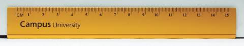 Foto de Regla metálica-aluminio Campus de 15 cm en colores (600360)