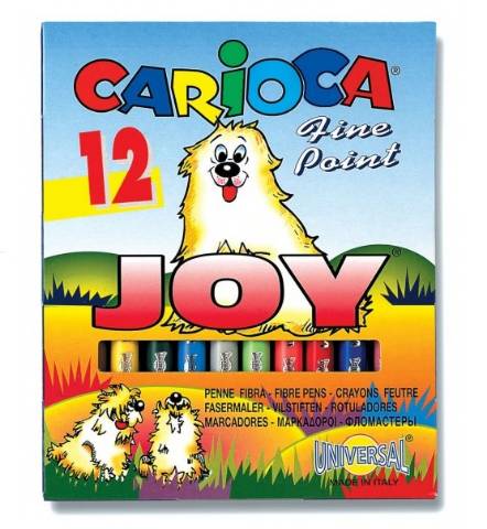 Rotulador Carioca Joy ECO 12 colores