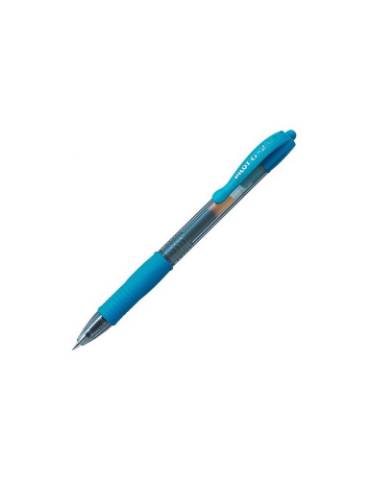 Foto de Bolígrafo Gel Pilot G-2 Retráctil. Blister 1 unidad Azul claro (125613)