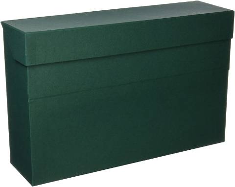 Foto de Caja Transferencia Carton Forrando Verde. Formato Din A4 (126528)