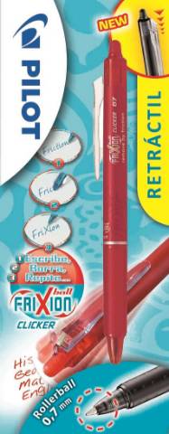 Foto de Bolígrafo Borrable Frixion Clicker. Blister 1 Rojo (121363)