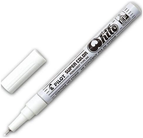 Ofiarea. Rotulador metalizado Pilot 1,0mm. Blíster de 1 unidad en color  Blanco fino (127001)