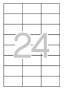 Foto de Etiquetas Autoadhesivas Formato Din A4 64,6 x 33,8mm. Apli Caja de 100 hojas (029219)