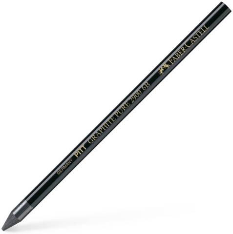Foto de Barra de Grafito Color Negro, Blister de 1 Unidad 6B. Faber-Castell (126509)