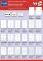 Foto de Etiquetas Autoadhesivas Formato Din A4 70,0 x 35,0mm. Plus Office Caja de 100 hojas (001536)