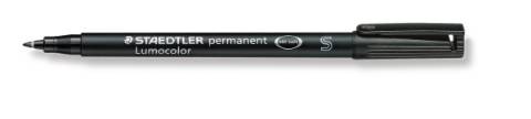 Foto de Rotulador Marcador permanente de Staedtler OHP Lumocolor 313 super fino. Caja de 10 unidades en negro (080225)