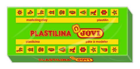 Foto de Plastilina Jovi taco mediano 150gr. Color verde claro (903510)