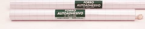 Foto de Plástico Forro para libros adhesivo en rollo 150 x 33 Cm. 50 micras Removible (630182)
