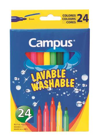 Foto de Rotulador Campus Lavable con punta de 3mm. 24 colores (630563)