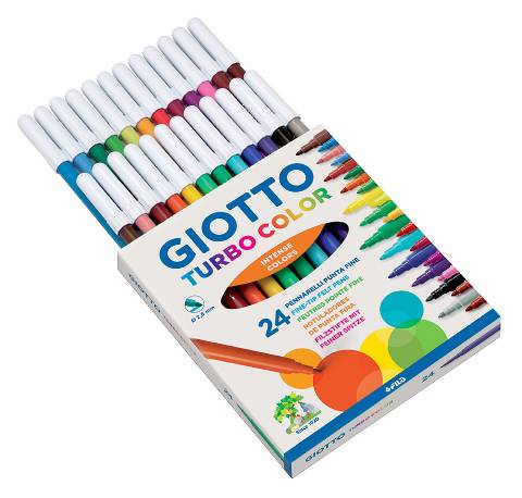 Foto de Rotulador Giotto Turbo Maxi. Caja de 24 colores (649978)