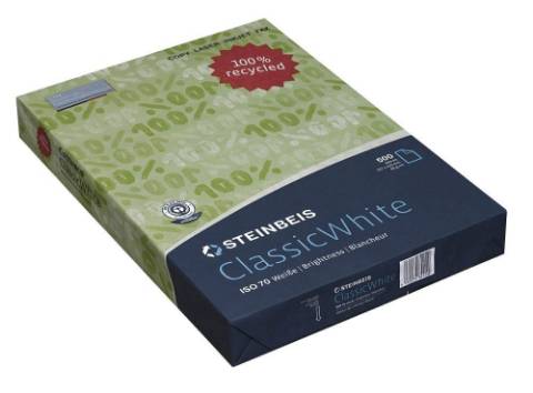 Foto de Papel Reciclado En Formato DIN A4 de 80 Gramos. Paquete de 500 hojas. (121154)