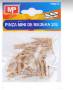 Foto de Bolsa de 20 Pinzas de Madera. Tamaño: 25mm (Mini). Color Madera Natural. (122846)