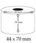 Foto de Bobina/Rollo de Papel Electra 44 x 70mm (029298)