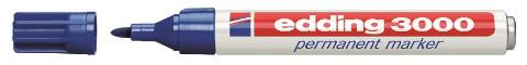 Foto de Rotulador Edding Nº 3000 en color Azul. Caja de 10 unidades (080284)