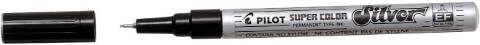Foto de Rotulador metalizado Pilot 1,0mm. Blíster de 1 unidad en color Plata fino (127002)