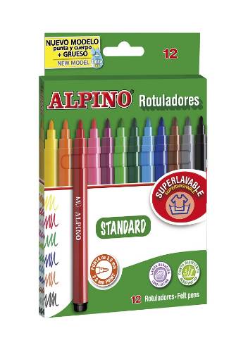 Foto de Rotulador Alpino Estandard, 12 colores (649832)