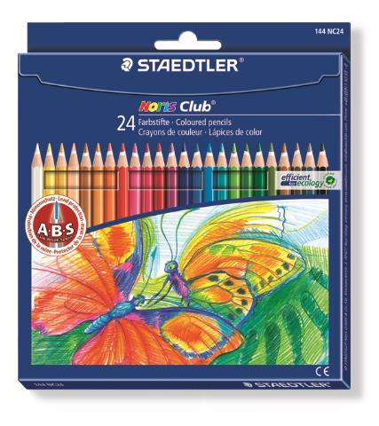 Lápices de colores Staedtler Noris Club. Caja de 24 Colores (649985)