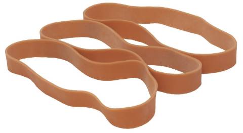 Foto de Bandas Gomas elásticas C/100 gr, 10mm x 180mm (040606)
