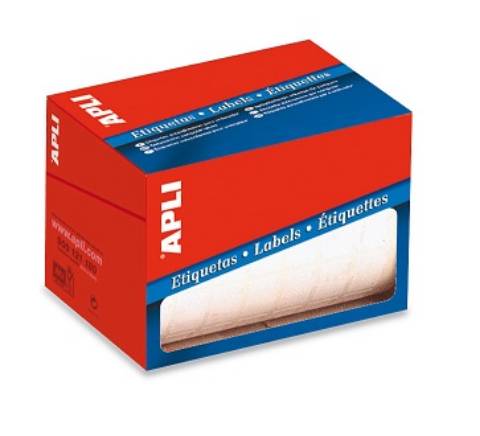 Foto de Etiquetas Autoadhesivas en rollo 34 x 67mm. Apli (606711)