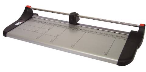 Foto de Cizalla de rodillo KW-trio 3216 con base metálica en formato Din A3 . Capacidad de corte 7 hojas (220482)