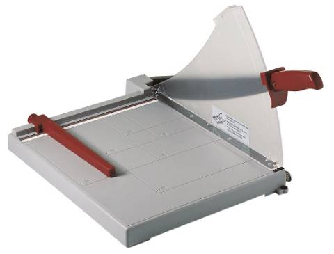 Foto de Cizalla Guillotina de Palanca KW-trio 3921 con base de plástico en formato Din A4. Capacidad de corte 10 hojas (220092)