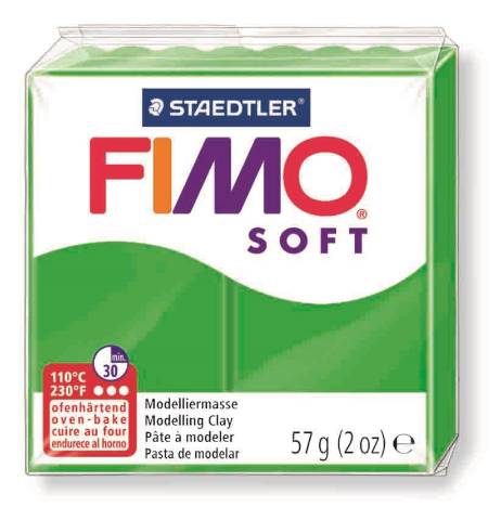 Foto de Pasta de Moldear Fimo Soft 56 gr. Verde tropical (802053)