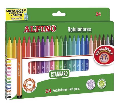Foto de Rotulador Alpino Estandard, 24 colores (649833)
