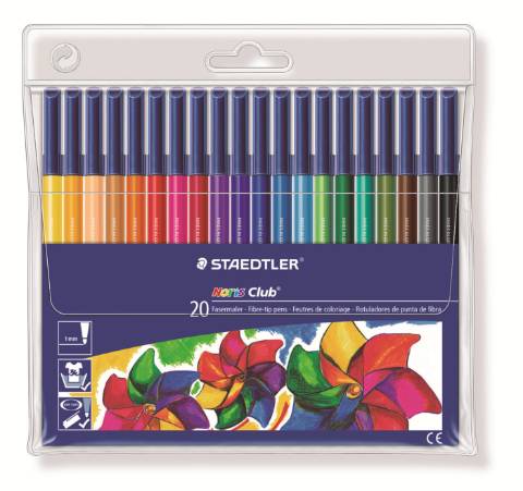 Foto de Rotulador Staedtler Noris Club. 20 colores (649800)