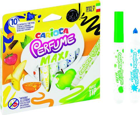 Foto de Rotulador Carioca Perfume Maxi. Caja de 10 colores (125807)