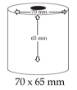Foto de Bobina/Rollo de Papel Electra 70 x 65mm (029957)