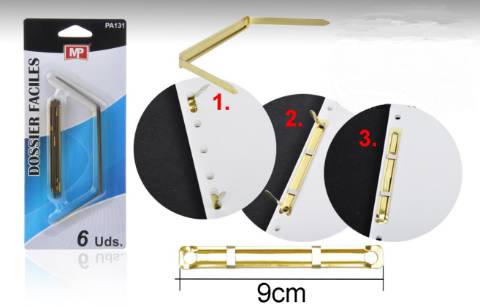 Foto de Fástener Metálicos . Blister de 6 unidades (120906)