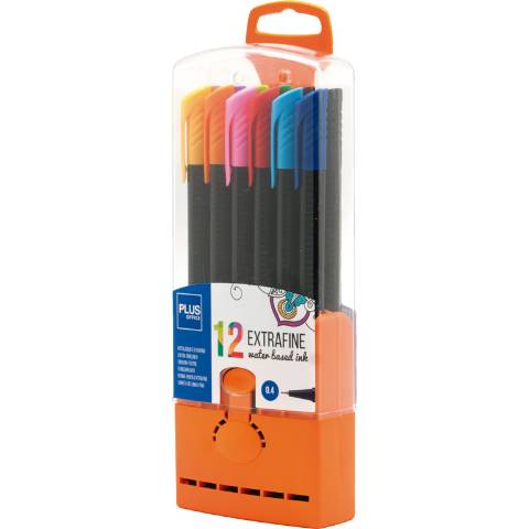 Foto de Rotulador Plus office 0,4mm Extrafine. Capsule de 12 colores (081166)