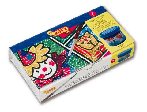 Foto de Témpera escolar Jovi-507 surtidos 35 ml. Caja de 7 botes (905471)