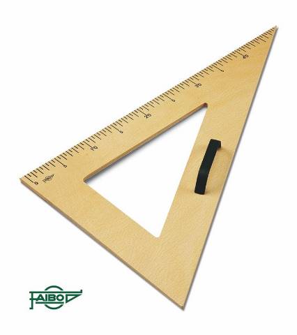 Foto de Cartabón encerado de plástico de 50 cm (902617)