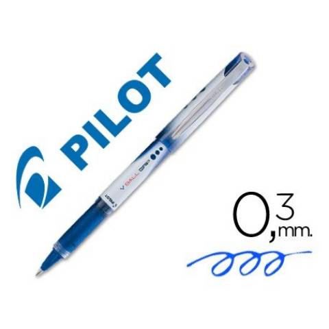 Foto de Rotulador Pilot V-Ball Grip 0.5mm. Blíster de 1 unidad en color azul (124835)
