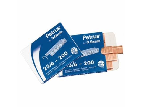 Foto de Grapas Petrus 23/6. Blister de 4 cajas (122119)