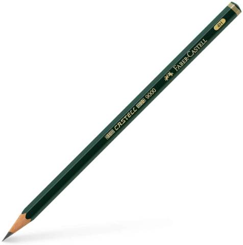 Foto de Lápiz de grafito 4H de Faber-Castell 9000. Blister de 1 unidad (126879)