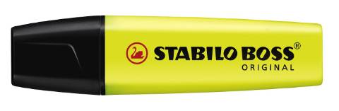 Foto de Rotulador Marcadores Fluorescentes Stabilo Boss. Caja de 10 Amarillo (080239)