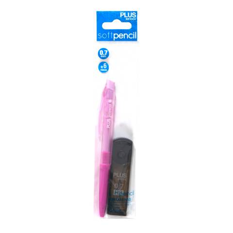 Foto de Portaminas 0,7mm Plus Office Soft. Blister 1 unidad + minas (080965)