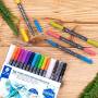 Foto de Rotulador Staedtler 3001 Doble Punta Pincel 36 colores (125993)